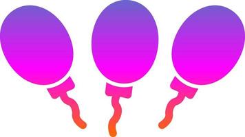 Balloons Vector Icon Design
