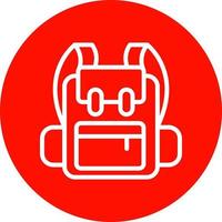 Backpack Vector Icon Design