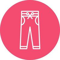 Trousers Vector Icon Design