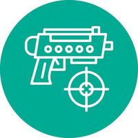 Shooting Game Vector Icon Design