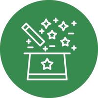 Magic Trick Vector Icon Design