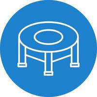 Trampoline Vector Icon Design