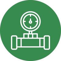 Water Meter Vector Icon Design