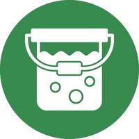 Bucket Vector Icon Design