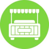 Food Stall Vector Icon Design