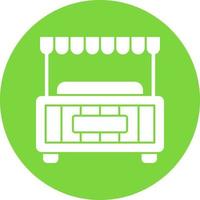 Food Stall Vector Icon Design