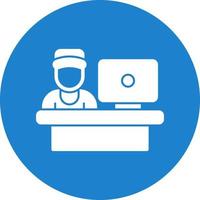 Cashier Vector Icon Design