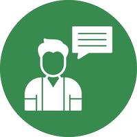 Talk Vector Icon Design
