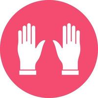 Hands Up Vector Icon Design