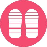 Footsteps Vector Icon Design