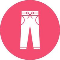 Trousers Vector Icon Design