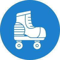 Roller Skate Vector Icon Design