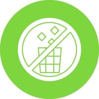 No Littering Vector Icon Design