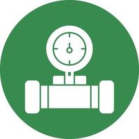 Water Meter Vector Icon Design