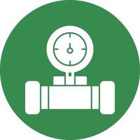 Water Meter Vector Icon Design