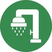 Shower Vector Icon Design