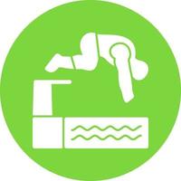 Jump Vector Icon Design