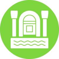 Rafting Vector Icon Design