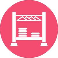 Clothing Rack Vector Icon Design