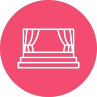 Stage Vector Icon Design