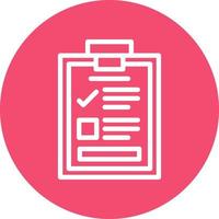 Shopping List Vector Icon Design