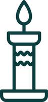 Candles Vector Icon Design