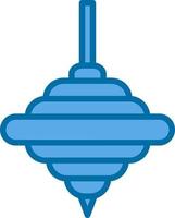 Top Spin Vector Icon Design