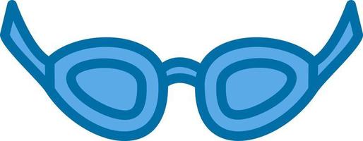 Swimming Glasses Vector Icon Design