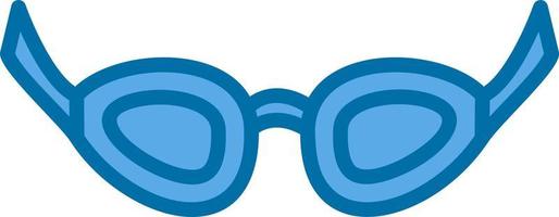 Swimming Glasses Vector Icon Design