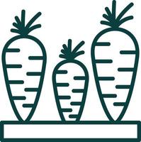 Carrots Vector Icon Design