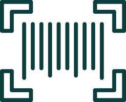 Barcode Scan Vector Icon Design