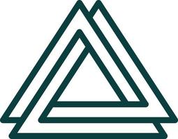 Valknut Vector Icon Design