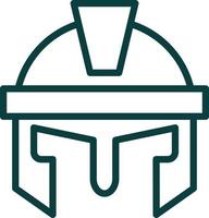 Roman Helmet Vector Icon Design