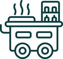 Street Food Vector Icon Design