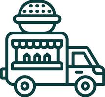 Food Truck Vector Icon Design