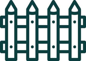 Fence Vector Icon Design