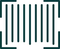 Bar Code Vector Icon Design