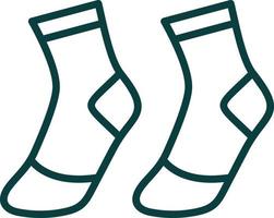 Socks Vector Icon Design