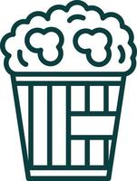 Popcorn Vector Icon Design