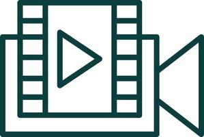 Video Production Vector Icon Design