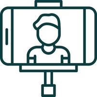 Vlogger Vector Icon Design