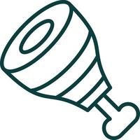 Meat Vector Icon Design