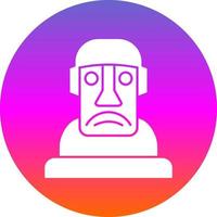 Moai Vector Icon Design