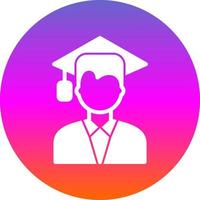 Student Vector Icon Design