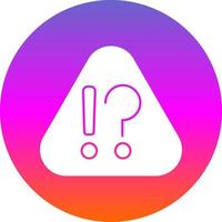 Exclamation Mark Vector Icon Design