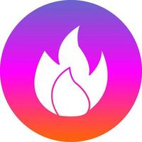 Flame Vector Icon Design