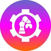 Robot Arm Vector Icon Design