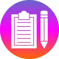 Clipboard Vector Icon Design