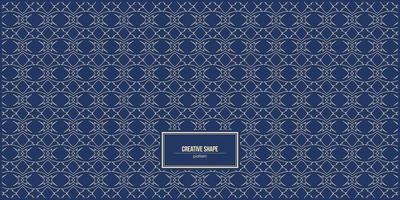 creative and unique pattern with dark blue background vector