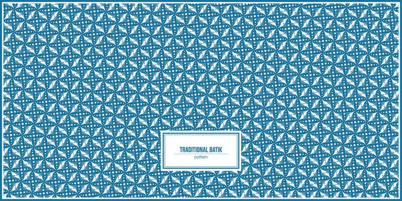 beautiful pattern of traditional batik from java island